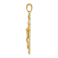 10k INRI Crucifix Pendant-10C4339