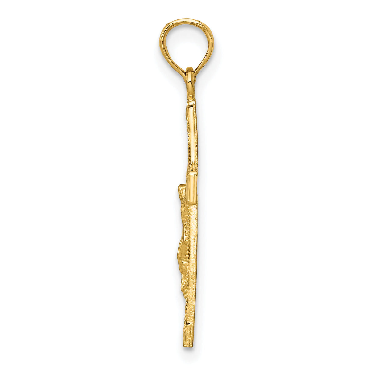10k Crucifix Pendant-10C4341