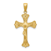 10K Crucifix Pendant-10C4345