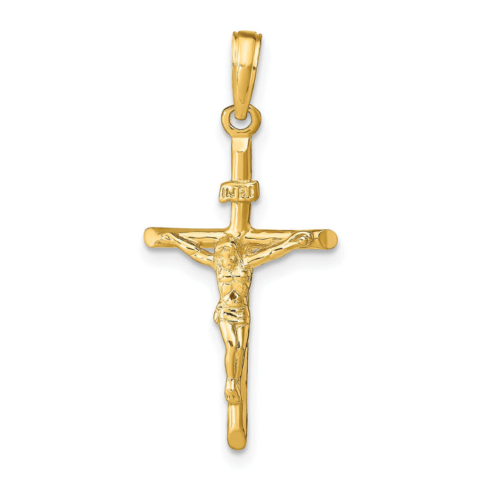 10K Stick Style Crucifix Pendant-10C4355