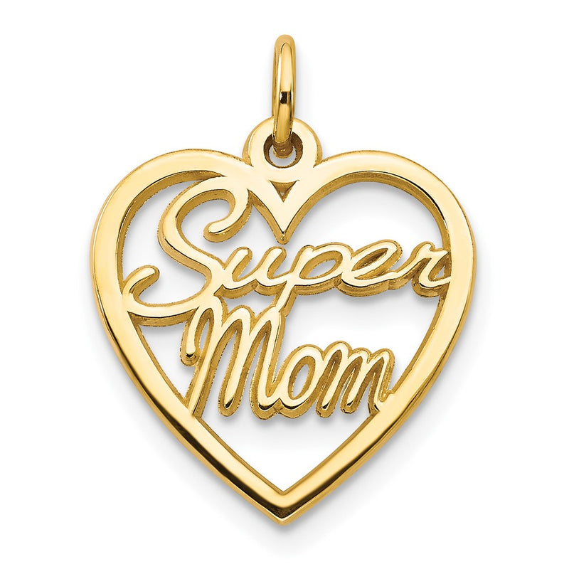 10K SUPER MOM Charm-10C435