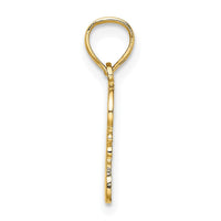 10K GOD HEARTS YOU Charm-10C4435