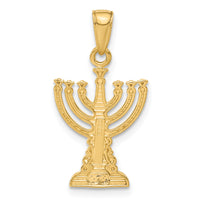 10K Menorah Pendant-10C4451