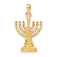 10K Menorah Pendant-10C4451