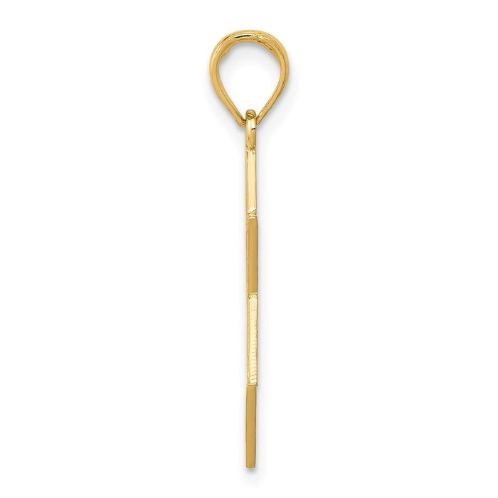 10K Star of David w/Menorah Pendant-10C4452