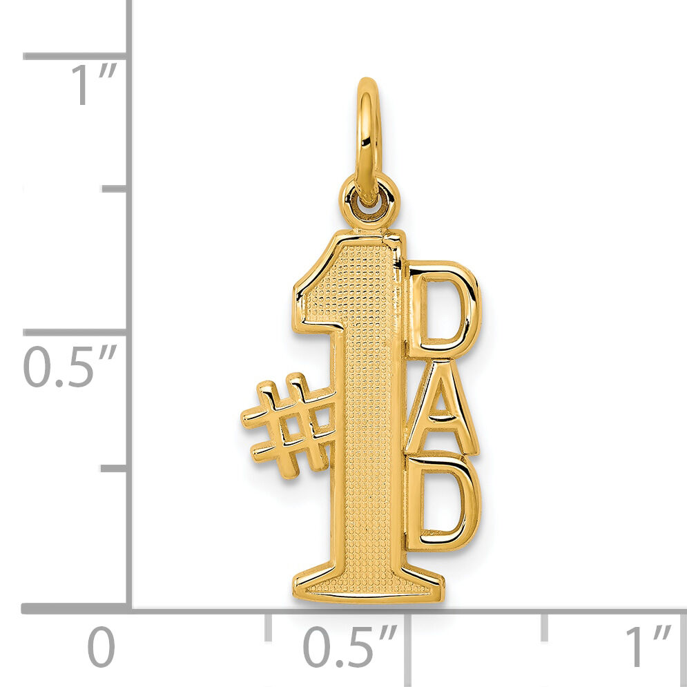 10K #1 DAD Charm-10C450