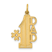 10K #1 DAD Charm-10C451
