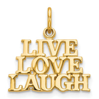 10K LIVE LOVE LAUGH Charm-10C478