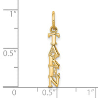 10k Talking - TAKEN Charm-10C489