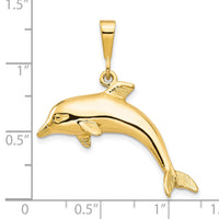 10k Dolphin Charm-10C524