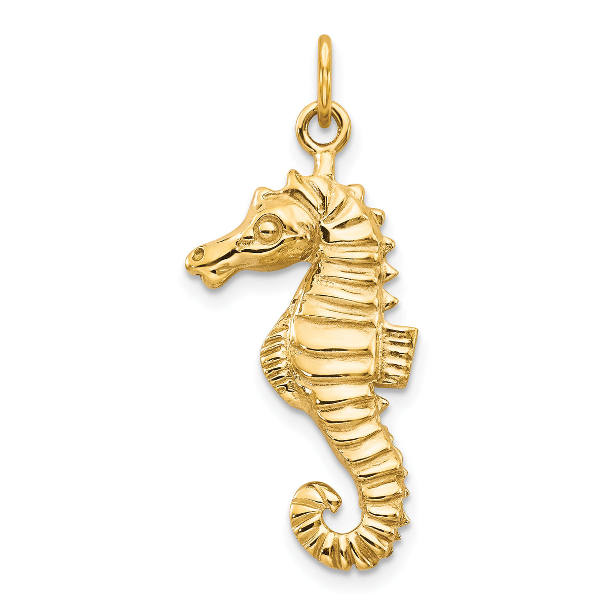 10k Seahorse Pendant-10C534