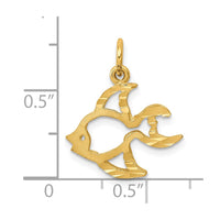 10k Fish Charm-10C540