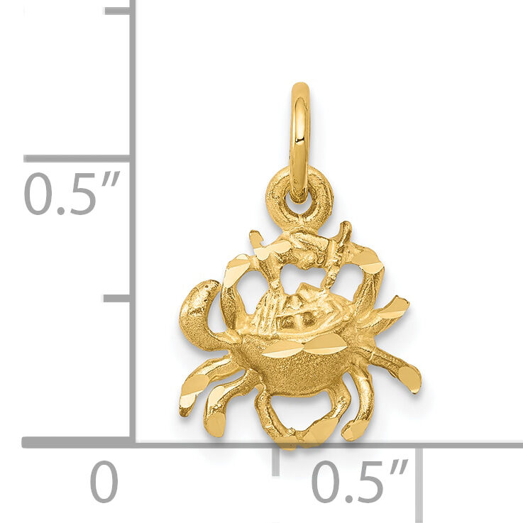 10k Crab Charm-10C555