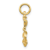 10k Anchor Pendant-10C563