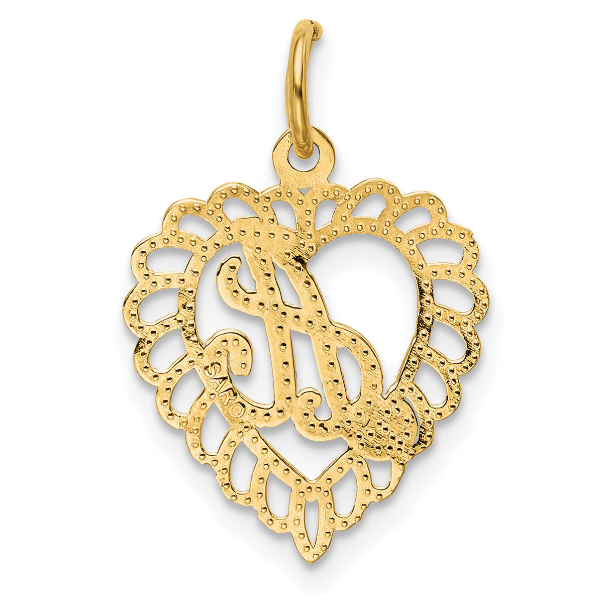 10KY Initial A Charm-10C568A