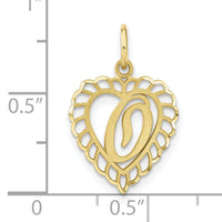10k Initial O Charm-10C568O