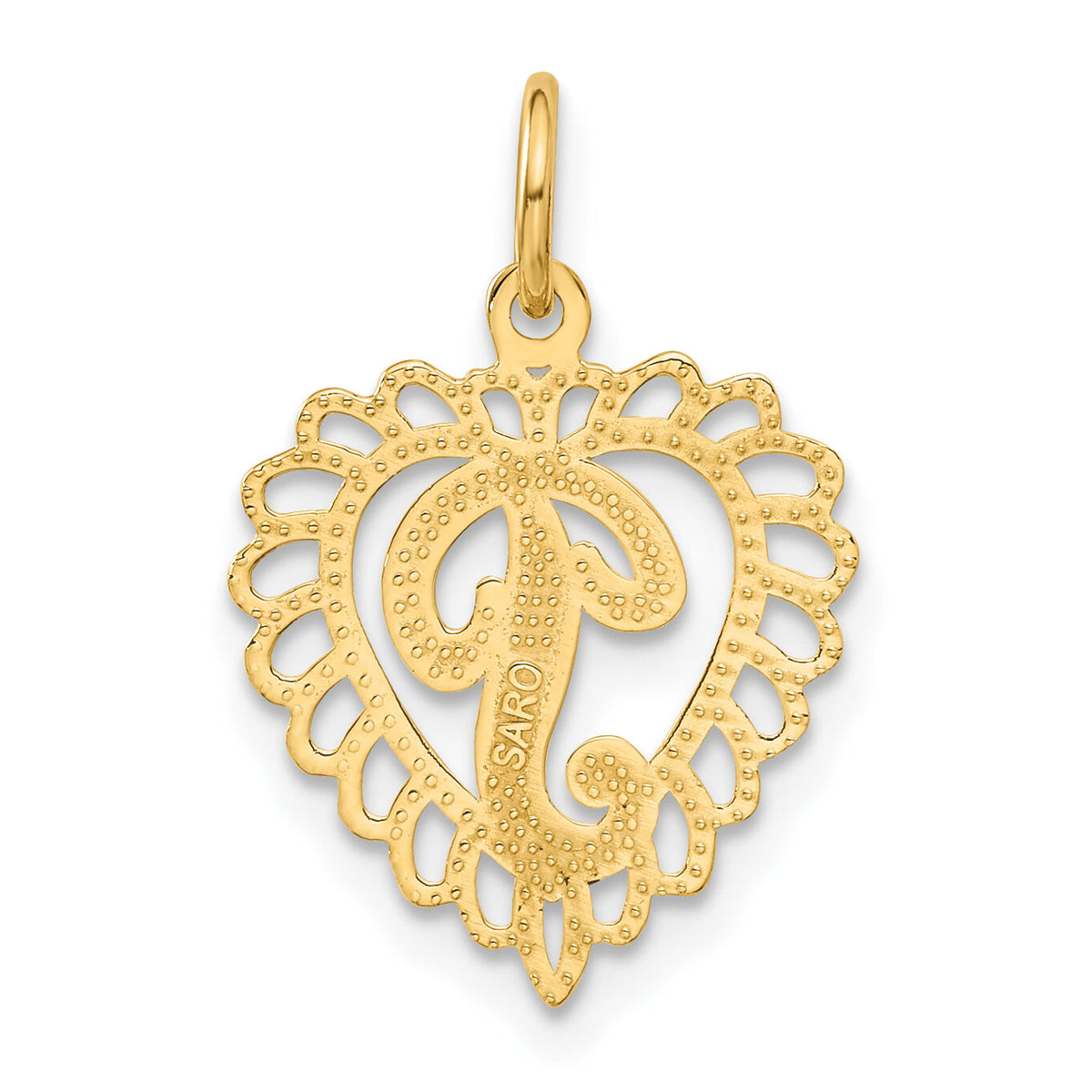 10k Initial P Charm-10C568P