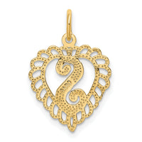 10k Initial S Charm-10C568S
