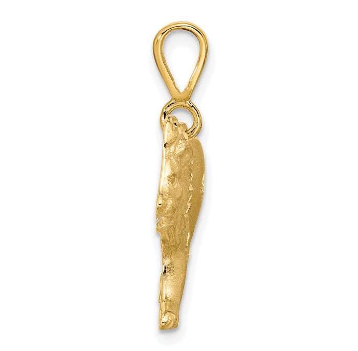 10k Lion Charm-10C580