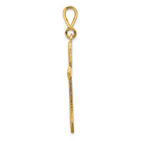 10k Cross Charm-10C60