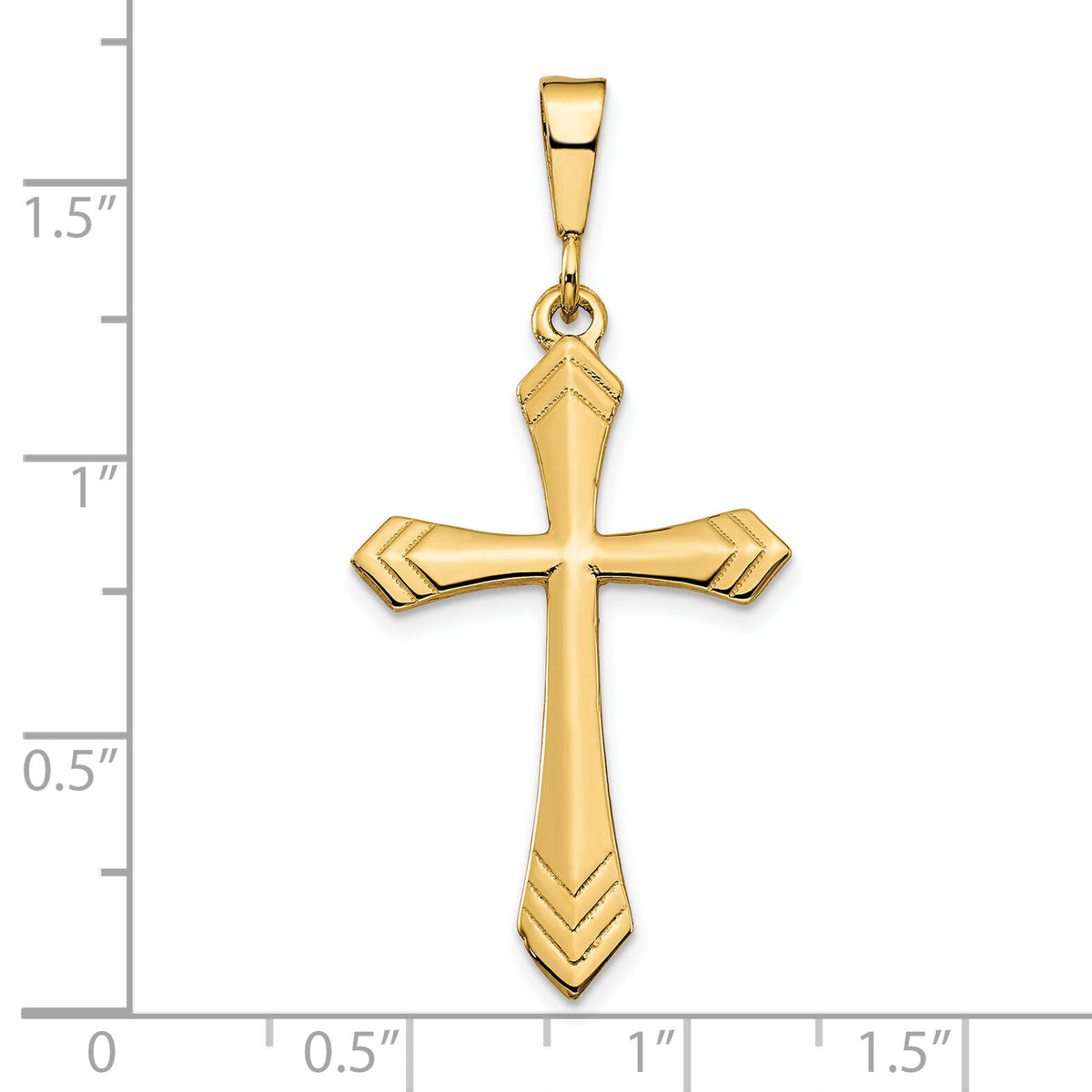 10k Cross Charm-10C60