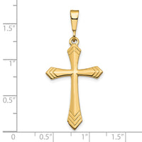 10k Cross Charm-10C60