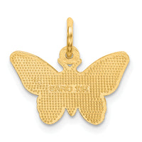 10k Butterfly Charm-10C640