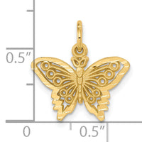 10k Butterfly Charm-10C641