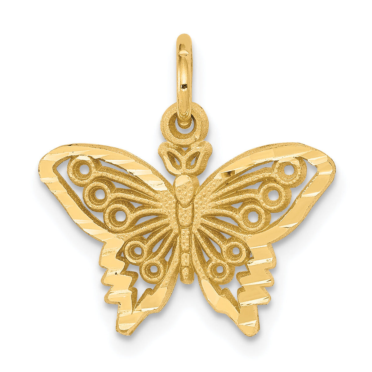 10k Butterfly Charm-10C641
