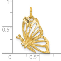 10k Butterfly Charm-10C642