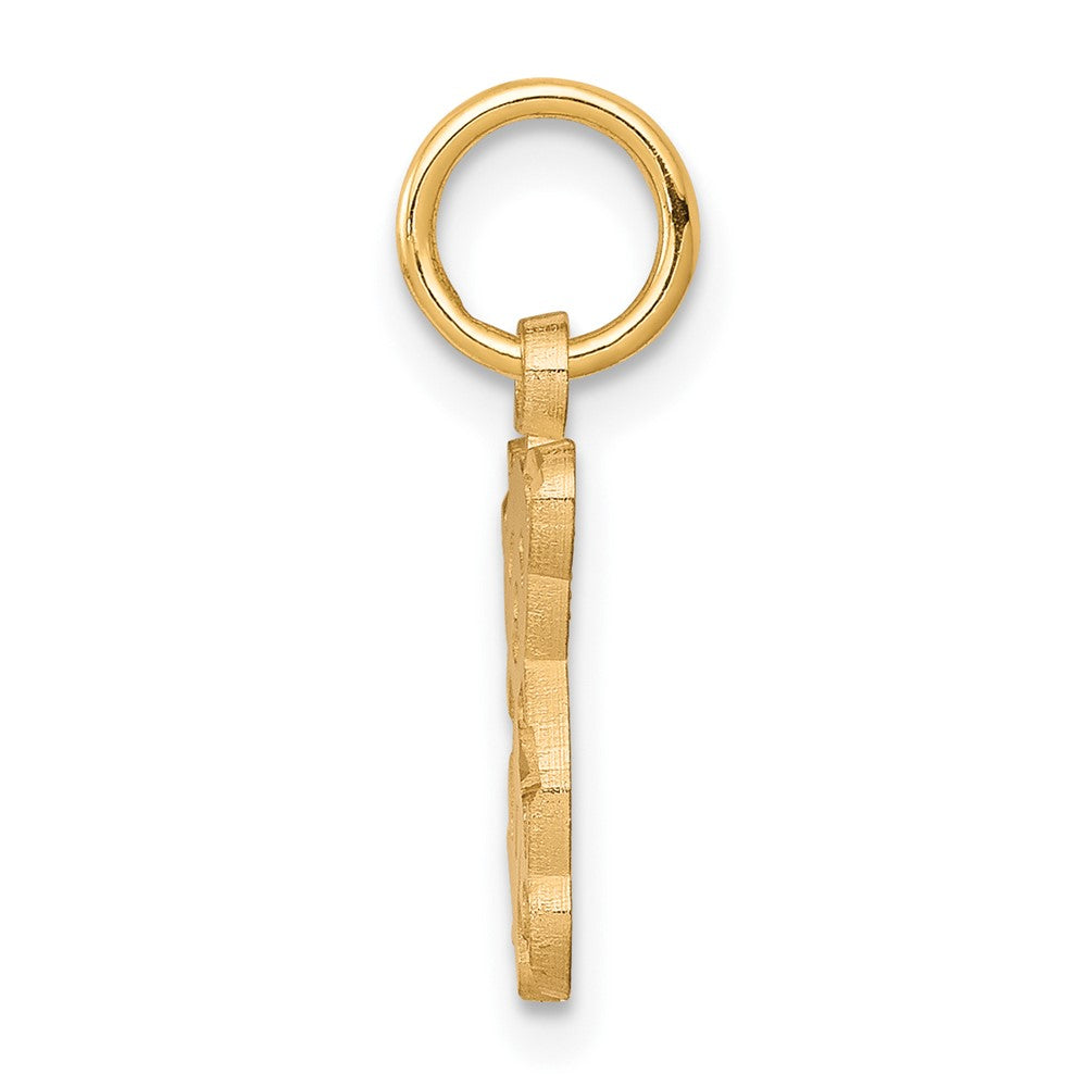 10k Teddy Bear Charm-10C659