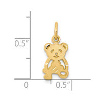 10k Teddy Bear Charm-10C659