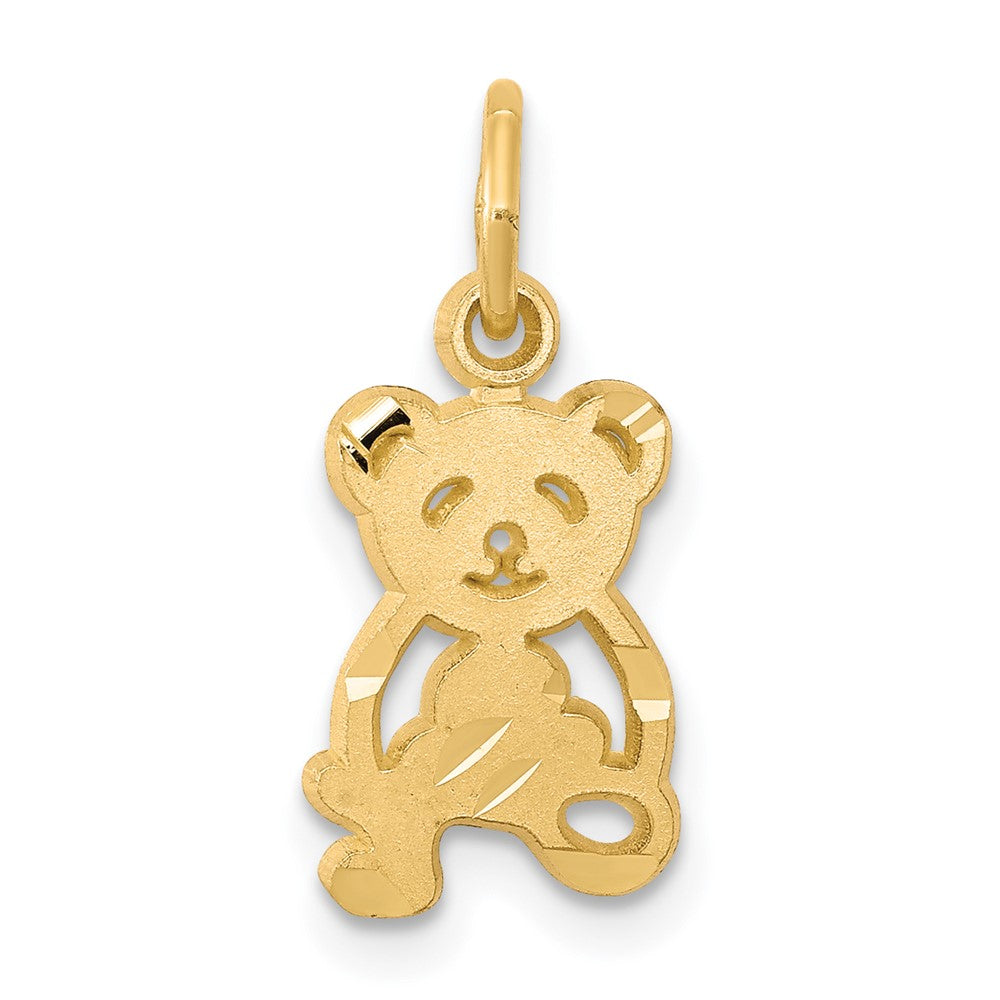 10k Teddy Bear Charm-10C659