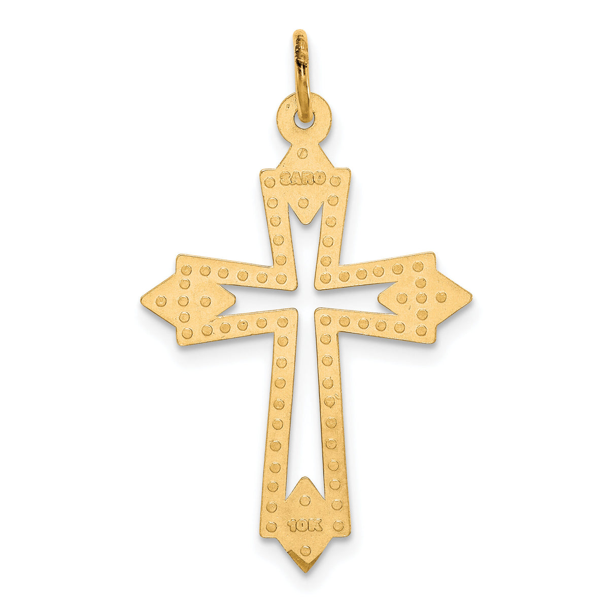 10k Cross Charm-10C68