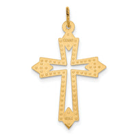 10k Cross Charm-10C68