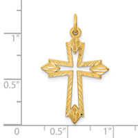 10k Cross Charm-10C68