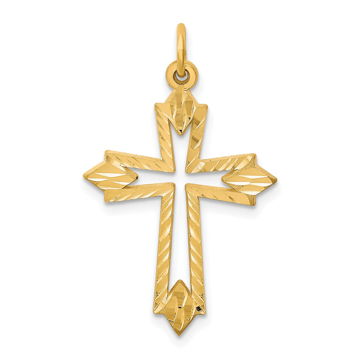 10k Cross Charm-10C68
