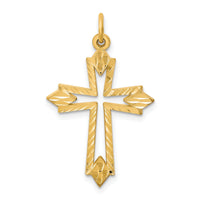10k Cross Charm-10C68