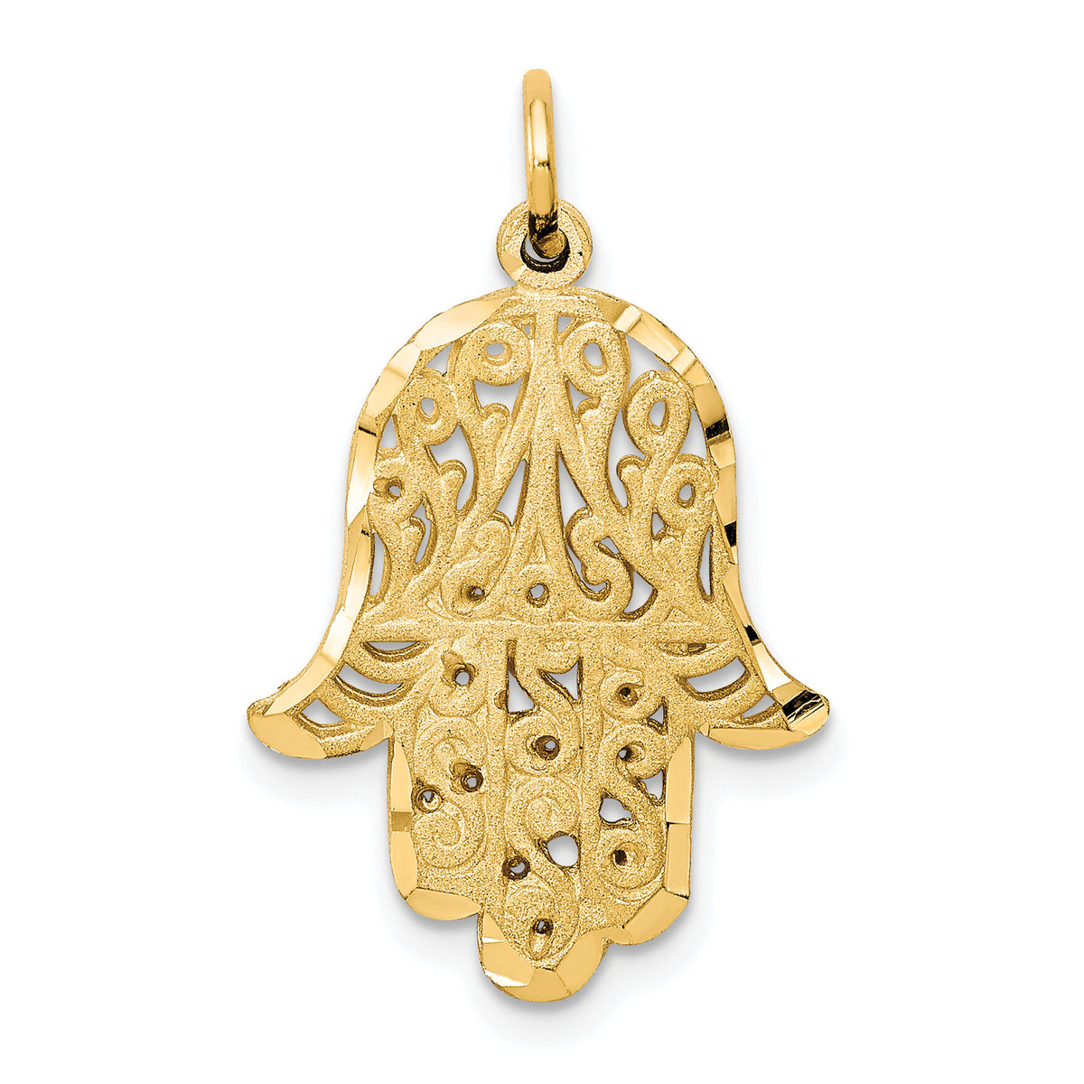 10k Filigree Chamseh Charm-10C718