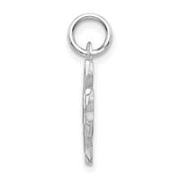 10k White Gold 4-Leaf Clover Pendant-10C719W
