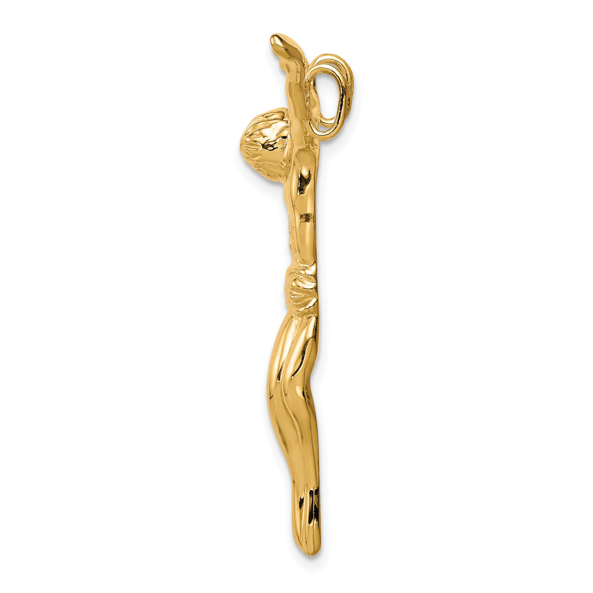 10k Solid Polished Corpus Pendant-10C72