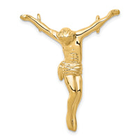 10k Solid Polished Corpus Pendant-10C72