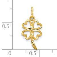10k Four Leaf Clover Pendant-10C720