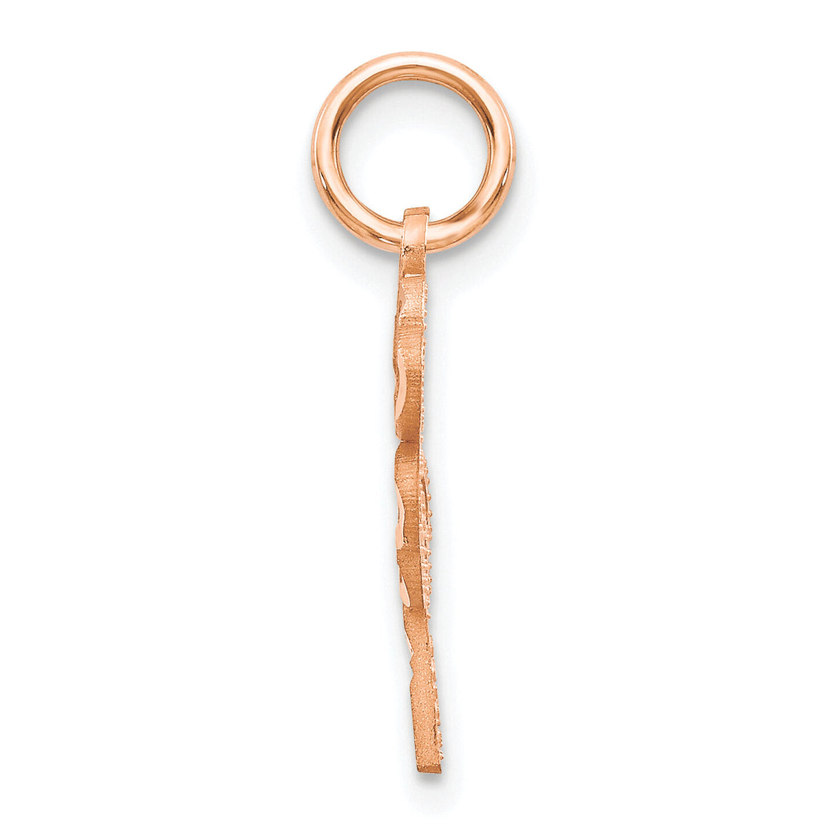10k Rose Gold Four Leaf Clover Pendant-10C720R