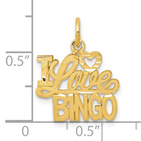 10K I LOVE BINGO Charm-10C727