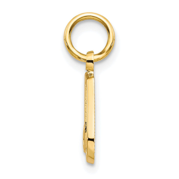 10k Musical Note Charm-10C737