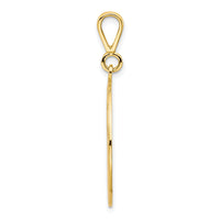 10k Polished and Textured Masonic Symbol Pendant-10C750