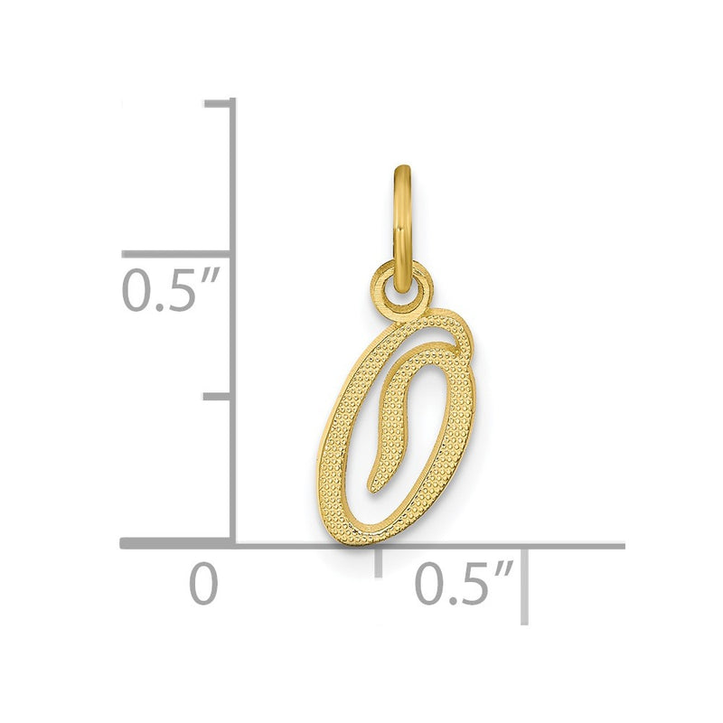 10k Initial O Charm-10C763O