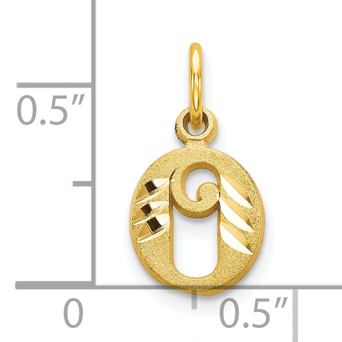 10k Initial O Charm-10C764O