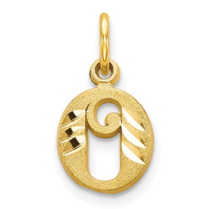 10k Initial O Charm-10C764O